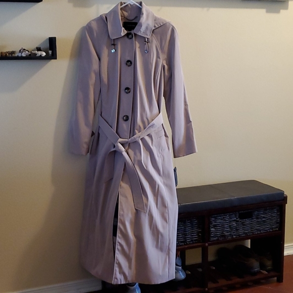 london fog sophia long raincoat